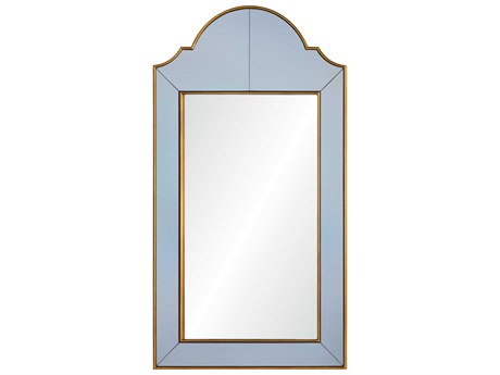 Mirror Home Bunny Williams Gold Speckle Grey Wall Mirror
