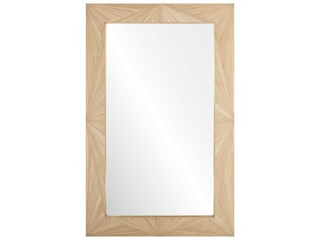 Mirror Home Michael S. Smith Straw Rectangular Wall Mirror