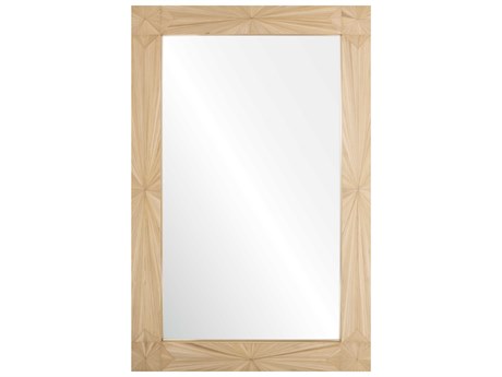 Mirror Home Michael S. Smith Straw Rectangular Wall Mirror