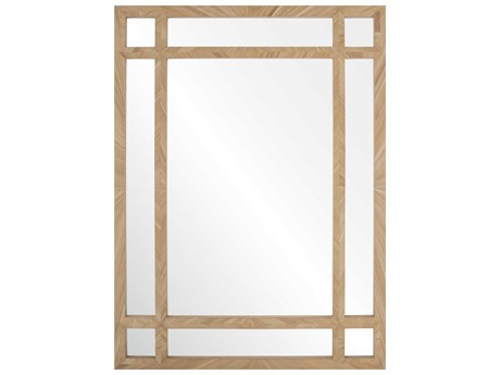 Mirror Home Michael S. Smith Straw Rectangular Wall Mirror