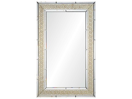 Mirror Home Suzanne Kasler Antiqued Gold Rectangular Wall Mirror