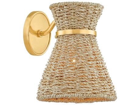 Mitzi Jamie 1-Light Aged Brass Wall Sconce