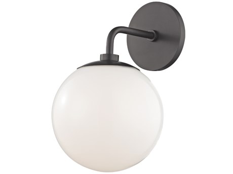 Mitzi Stella 1-Light Old Bronze Glass Wall Sconce