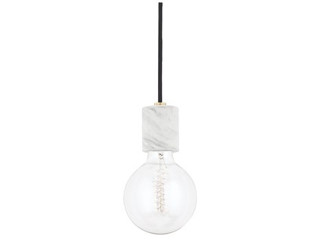 Mitzi Asime 1-Light Aged Brass Mini Pendant