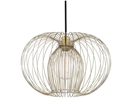 Mitzi Jasmine 1-Light Polished Brass Pendant