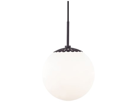 Mitzi Paige 1-Light Old Bronze Glass Globe Mini Pendant