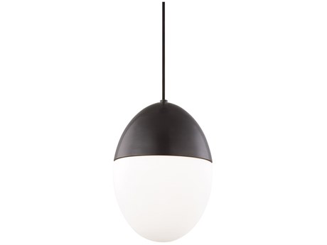 Mitzi Orion 1-Light Old Bronze Glass Round Mini Pendant