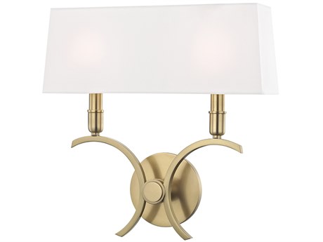 Mitzi Gwen 2-Light Aged Brass Wall Sconce