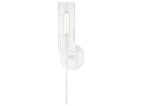 Mitzi Olivia 1-Light Soft White Glass Wall Sconce