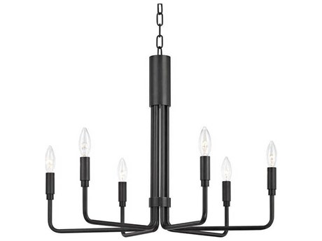 Mitzi Brigitte 6-Light Old Bronze Candelabra Chandelier