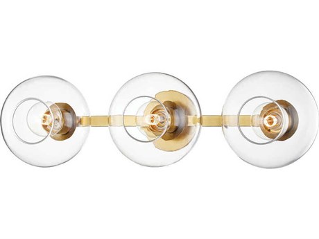 Mitzi Margot 3-Light Aged Brass Vanity Light
