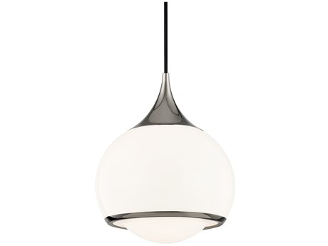 Mitzi Reese 1-Light Polished Nickel Glass Globe Mini Pendant