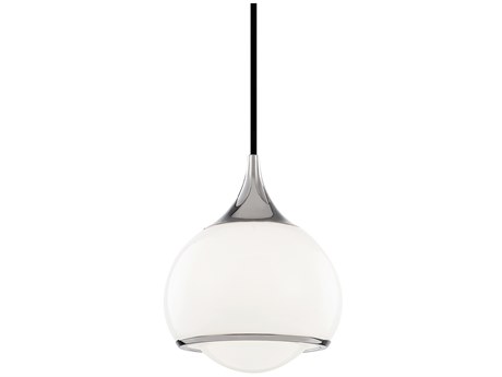 Mitzi Reese 1-Light Polished Nickel Glass Globe Mini Pendant