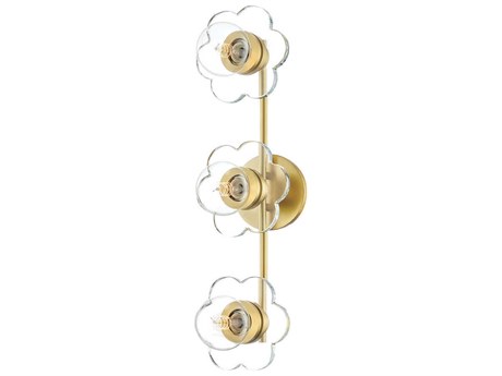 Alexa 3-Light Polished Chrome Vanity Light