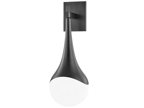 Mitzi Ariana 1-Light Old Bronze Glass Wall Sconce