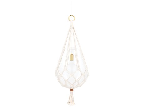 Mitzi Tessa 1-Light Aged Brass Glass Geometric Pendant