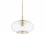 Mitzi Maggie Polished Nickel 1-light 12'' Wide Pendant  MITH418701PN
