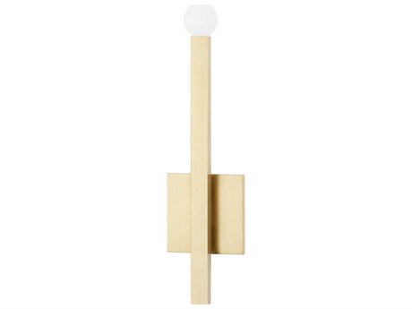 Mitzi Dona 1-Light Aged Brass Wall Sconce