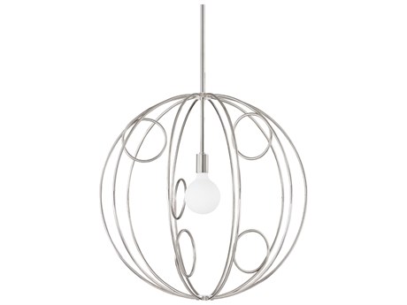 Mitzi Alanis 1-Light Polished Nickel Globe Pendant