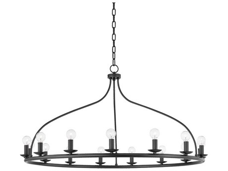 Mitzi Kendra 15-Light Old Bronze Candelabra Chandelier