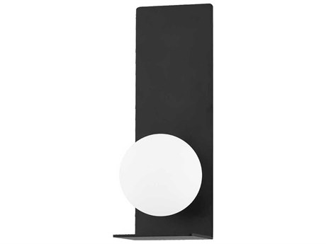 Mitzi Lani 1-Light Soft Black Glass LED Wall Sconce