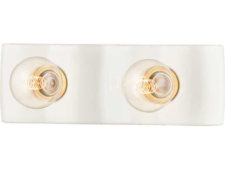 Mitzi Jillian 2-Light Ceramic White Vanity Light