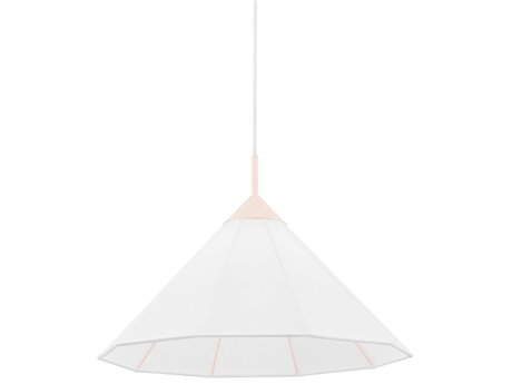 Mitzi Gloria 1-Light Blush White Pendant
