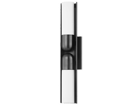 Mitzi Paolo 2-Light Old Bronze Glass Wall Sconce