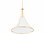 Mitzi Madelyn Polished Nickel 1-light 17'' Wide Pendant  MITH645701LPN