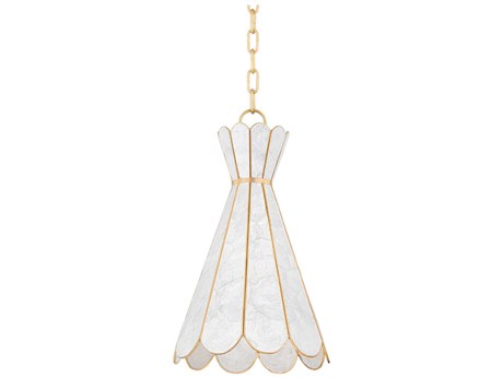 Mitzi Lyra 1-Light Aged Brass Mini Pendant