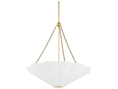Mitzi Alana 3-Light Aged Brass Empire Pendant