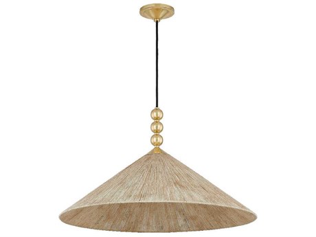 Mitzi Song 1-Light Aged Brass Pendant