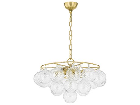 Mitzi Mimi 6-Light Aged Brass Globe Chandelier