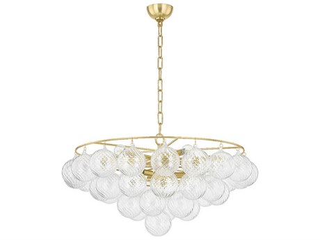 Mitzi Mimi 9-Light Aged Brass Globe Chandelier