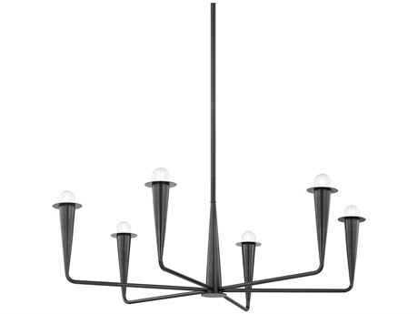 Mitzi Danna 6-Light Old Bronze Candelabra Chandelier