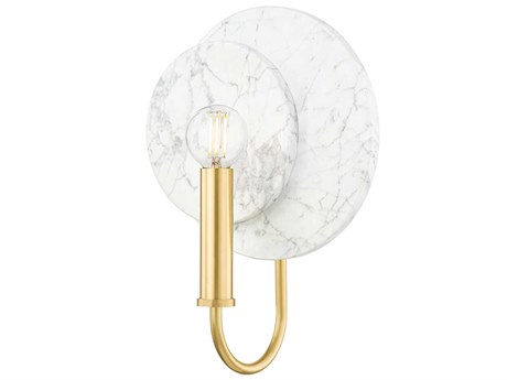 Mitzi Tula 1-Light Aged Brass Wall Sconce