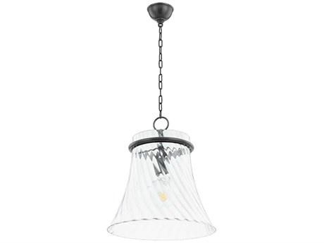 Mitzi Cantana 1-Light Old Bronze Glass Pendant
