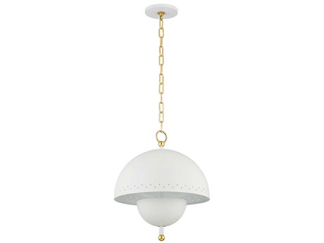 Mitzi Jojo 2-Light Aged Brass Soft White Pendant