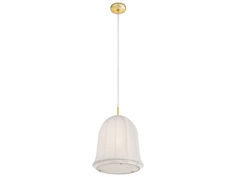 Mitzi Risa 1-Light Aged Brass Dome Pendant