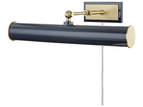 Mitzi Holly 2-Light Aged Brass Navy Picture Light