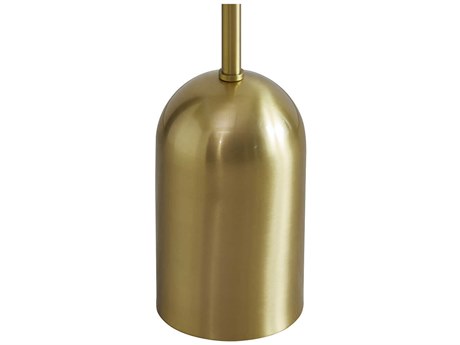 Mitzi Belle Aged Brass Opal Glossy Glass Floor Lamp