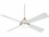 Minka-Aire Orb Flat White / Brushed Nickel Finish 54'' Wide LED Indoor Ceiling Fan  MKAF623LWHFBN