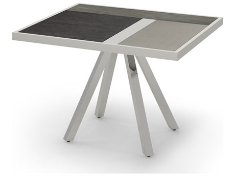 MamaGreen Albatross 316 Stainless Steel 44'' Square HPL Top Dining Table