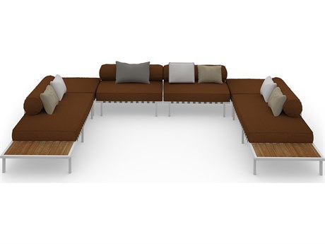 MamaGreen Albatross 316 Stainless Steel Sectional Lounge Set