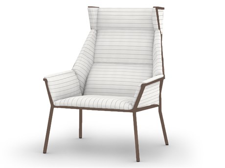 MamaGreen Andy Quick Ship Aluminum High Back Lounge Chair