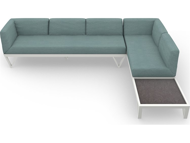 MamaGreen Bondi Belle Aluminum Sectional Patio Lounge Set 2
