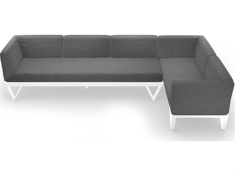 MamaGreen Bondi Belle Aluminum Sectional Patio Lounge Set 6