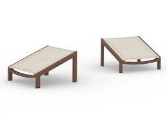 MamaGreen Bondi Aluminum Padded Sling Adirondack Footrest