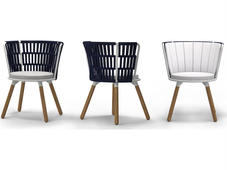 MamaGreen Daisy Rae Teak Rope Outdoor Dining Chair 3