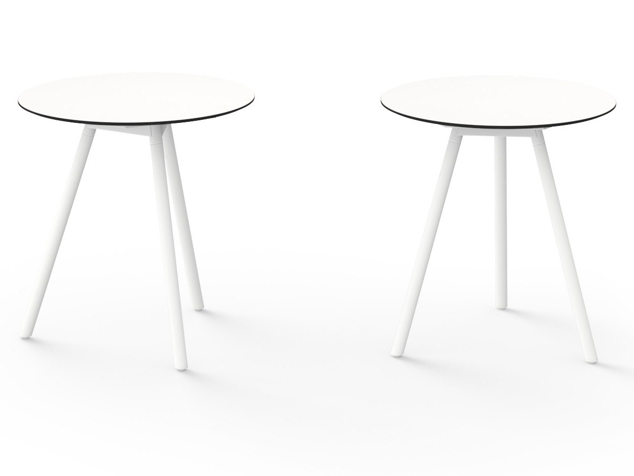 MamaGreen Daisy Aluminum Round HPL Top Counter Table